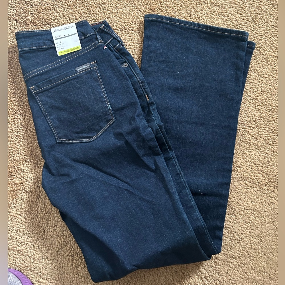 Brand new- Curvy, bootcut jeans, tags still on